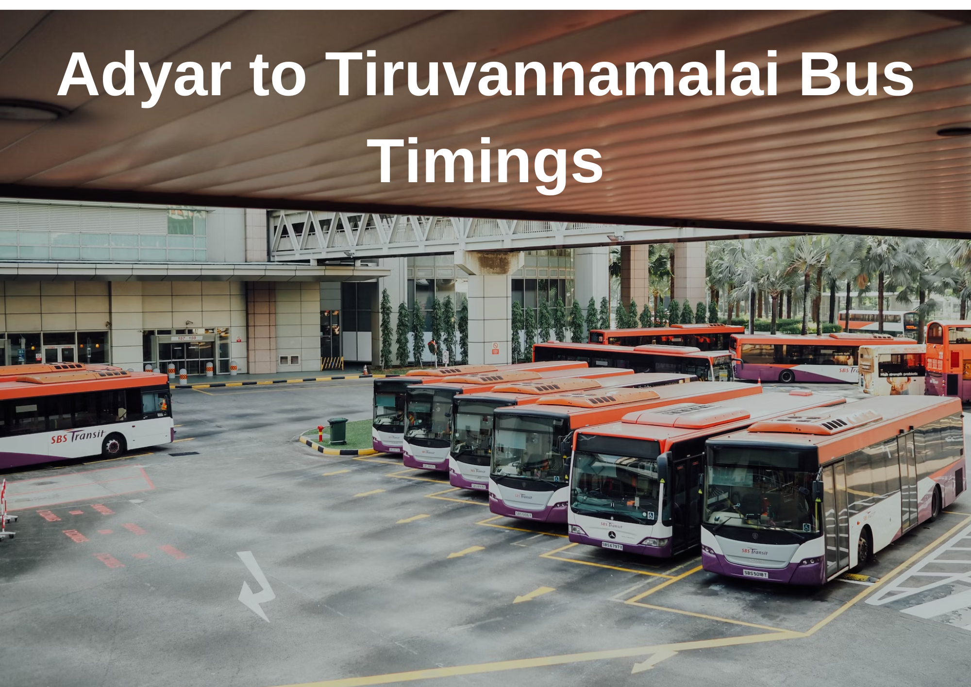 Adyar to Tiruvannamalai Bus Timings