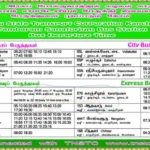 Tambaram to Vellore bus timings for TNSTC