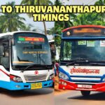 Tenkasi To Thiruvananthapuram Bus Timings